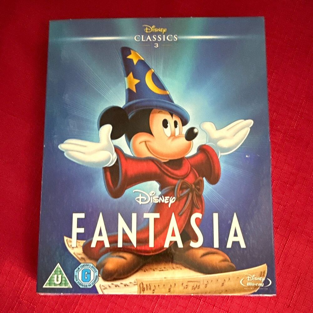 Disney Fantasia Blu-ray Disc G Animation 124 Min Bonus Content English Classics